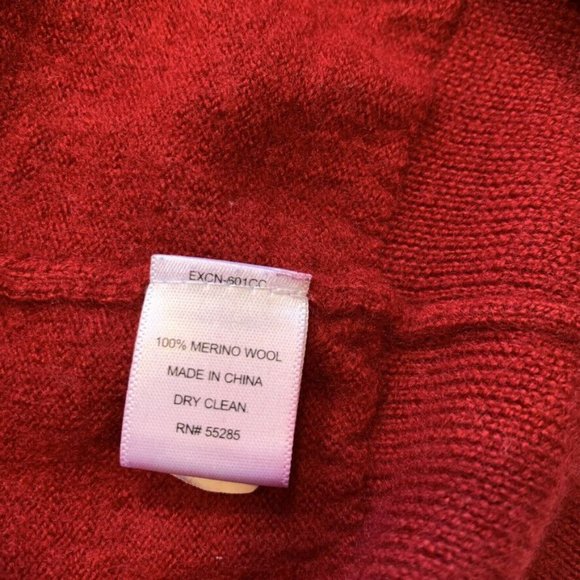 Express Extra Fine Merino Wool Sweater Mens XL (Tag) M (Actual) Modern Fit READ* - Picture 8 of 12